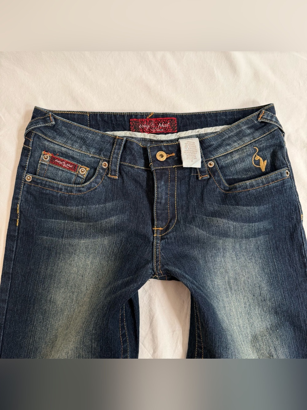 Y2K Baby Phat Cropped Jeans - Picture 6 of 6